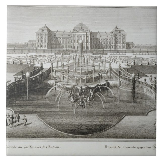 Weissenstein, view towards the castle from the Bar Tile (Front)