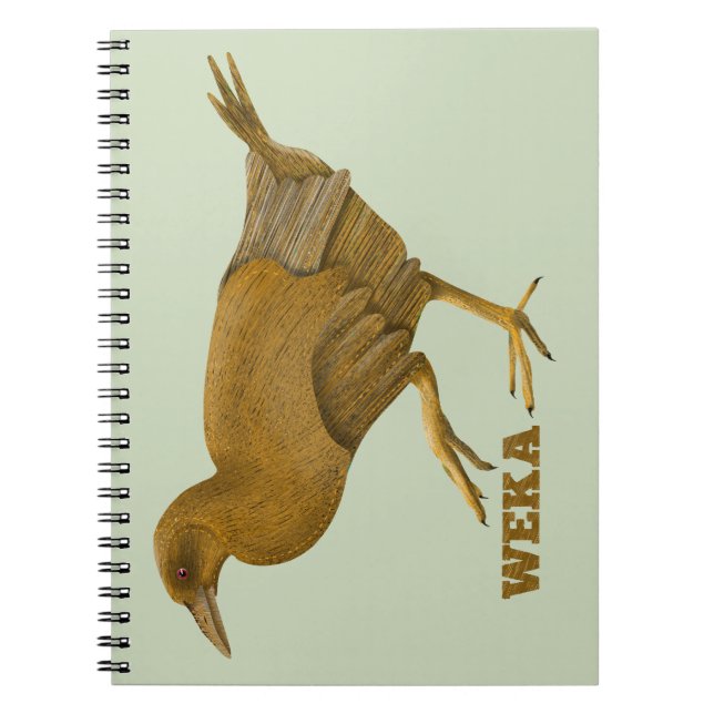 Weka New Zealand Bird Notebook (Front)