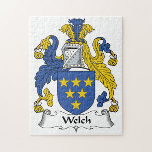 Welch Family Crest Jigsaw Puzzle