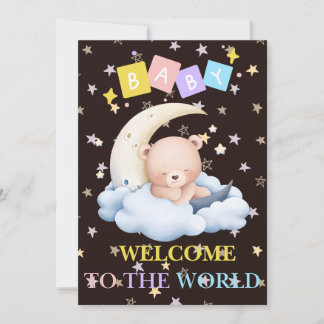 WELCOM TO THE WORLD HOLIDAY CARD