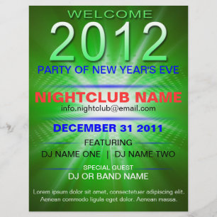 welcome 2012 flyer
