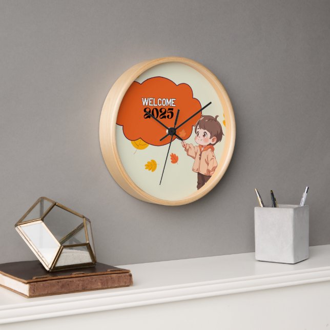 WELCOME 2025 CLOCK (Office)