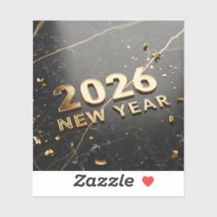 Welcome 2026 Happy New Year Sticker