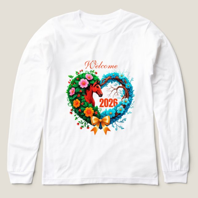 Welcome 2026 Tri-Blend shirt (Design Front)