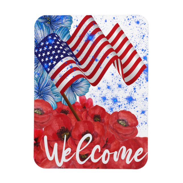 Welcome 4th of July    Magnet (Vertical)