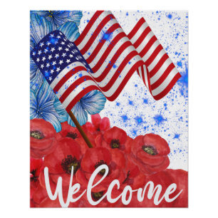 Welcome 4th of July Poster