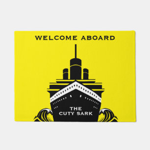 Welcome Aboard Boat Doormat