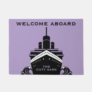 Welcome Aboard Boat Doormat