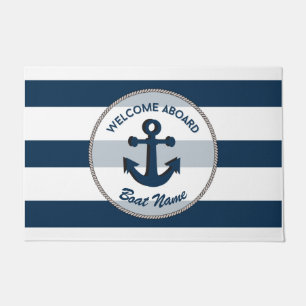 Welcome Aboard Customisable Doormat