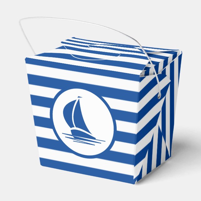 Welcome aboard favour boxes for boat trips (Back Side)