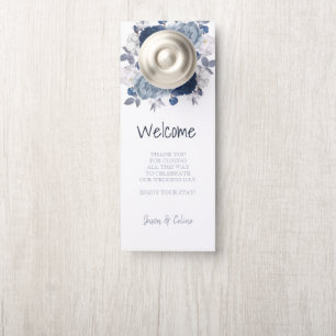 Welcome and Do not Disturb Wedding Door Hanger