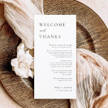 Welcome and Thanks Elegant Thank You Place Cards<br><div class="desc">Welcome and Thanks Elegant Thank You Place Cards</div>