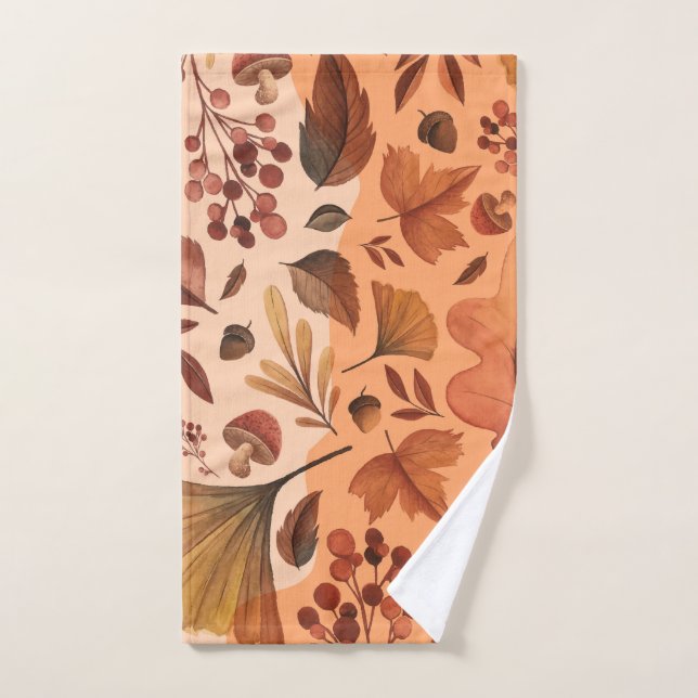Welcome autumn hand towel (Hand Towel)