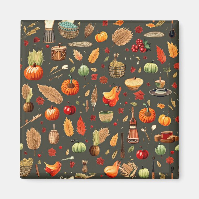 Welcome Autumn Magnet (Front)