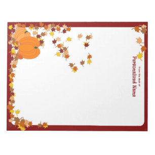 Welcome Autumn - Unlined Notepad