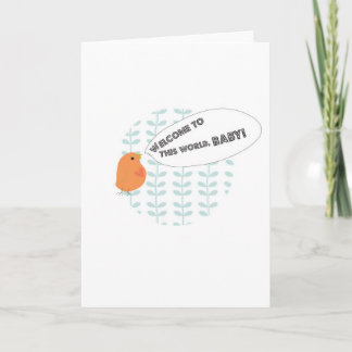 Welcome Baby! Announcement