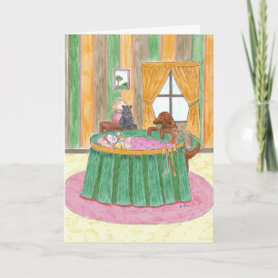 Welcome baby announcement