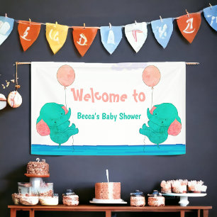 Welcome baby banner