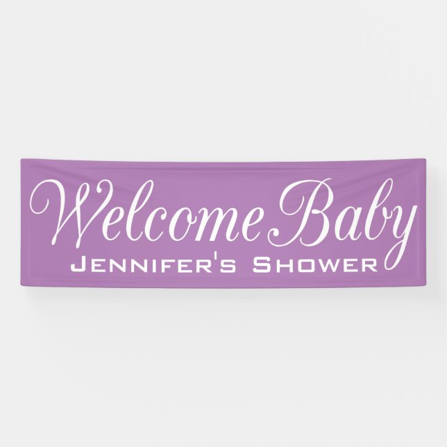 Welcome Baby Banner (Horizontal)