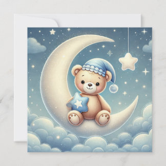 Welcome Baby Boy Announcement