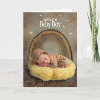 Welcome Baby Boy Card