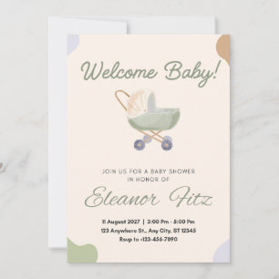 Welcome baby card