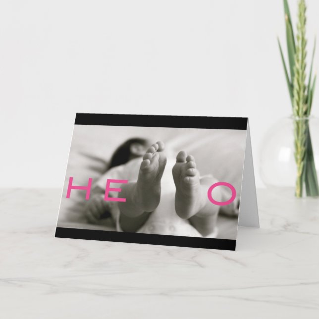 welcome baby! card (Front)