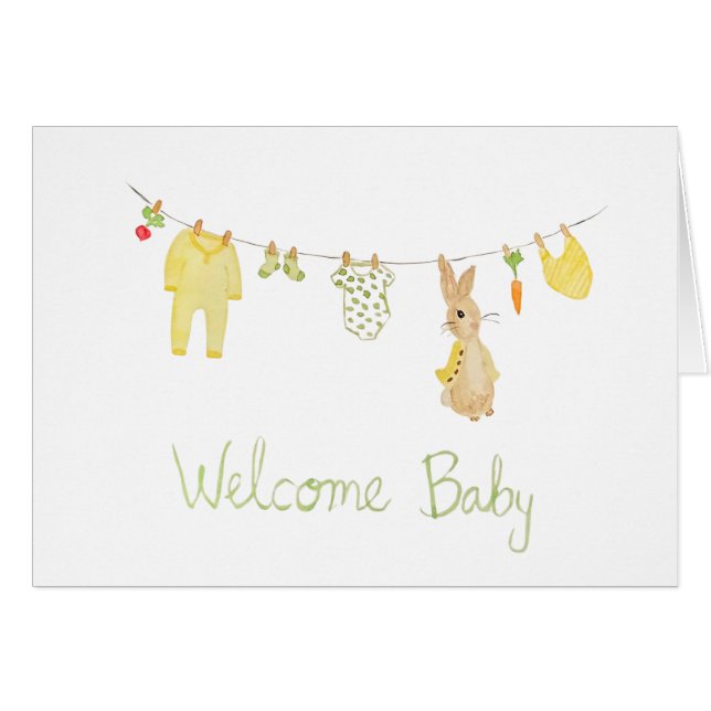 welcome baby gender neutral (Front Horizontal)