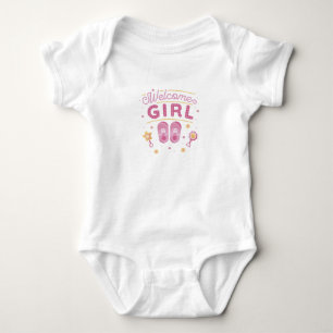 Welcome Baby Girl Bodysuit