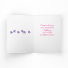 Welcome Baby Girl Name Personalised Pink Buggy