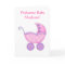 Welcome Baby Girl Name Personalised Pink Buggy
