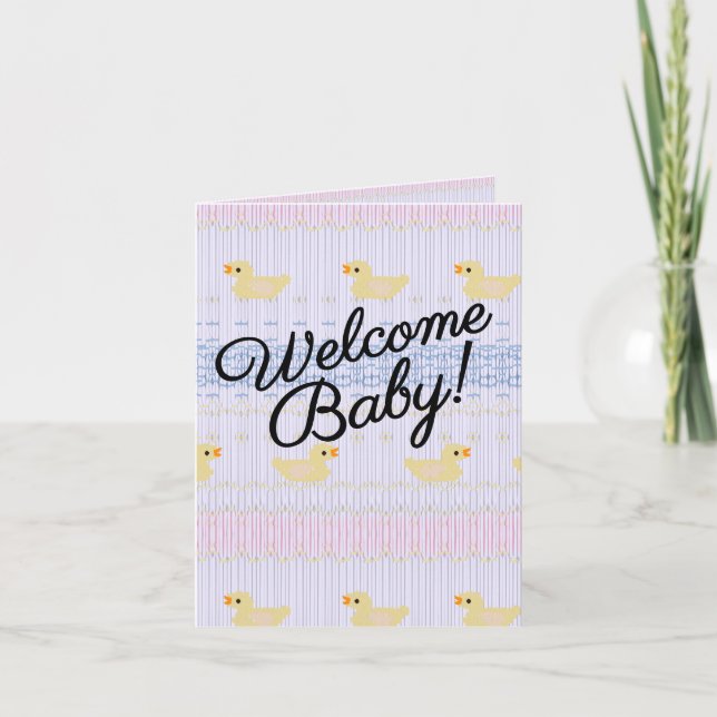 Welcome Baby Invitation (Front)