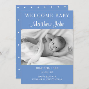 Welcome Baby, Photo Announcement