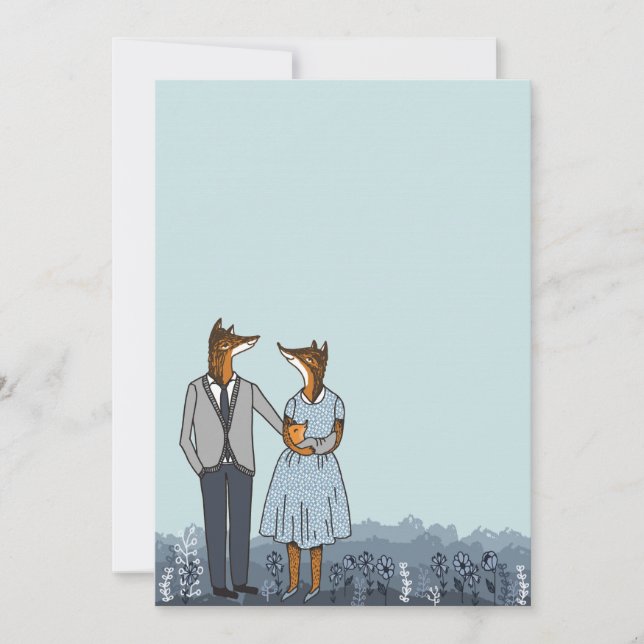 Welcome Baby Shower / Baby Boy Announcement (Front)