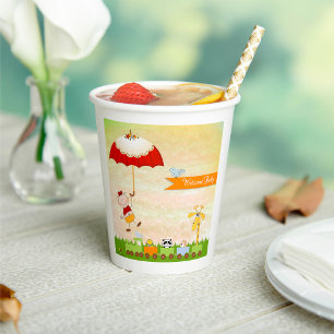 Welcome Baby Shower Paper Cups