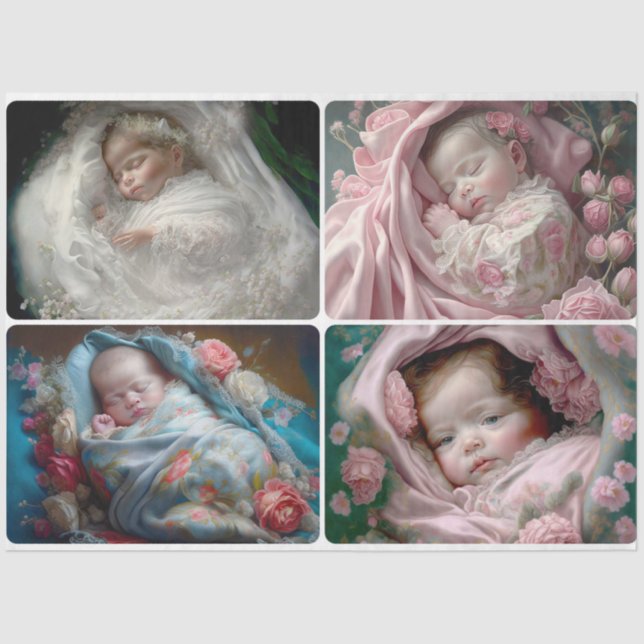 Welcome Baby Tissue Paper (Front)