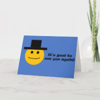 Welcome back Card