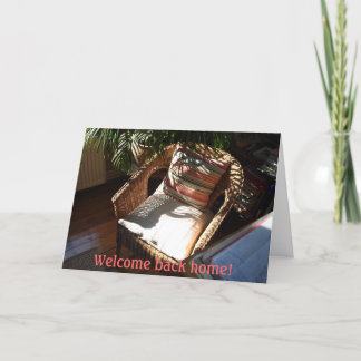 Welcome Back Card