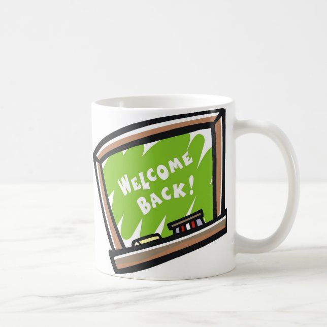 Welcome Back Chalkboard Coffee Mug (Right)