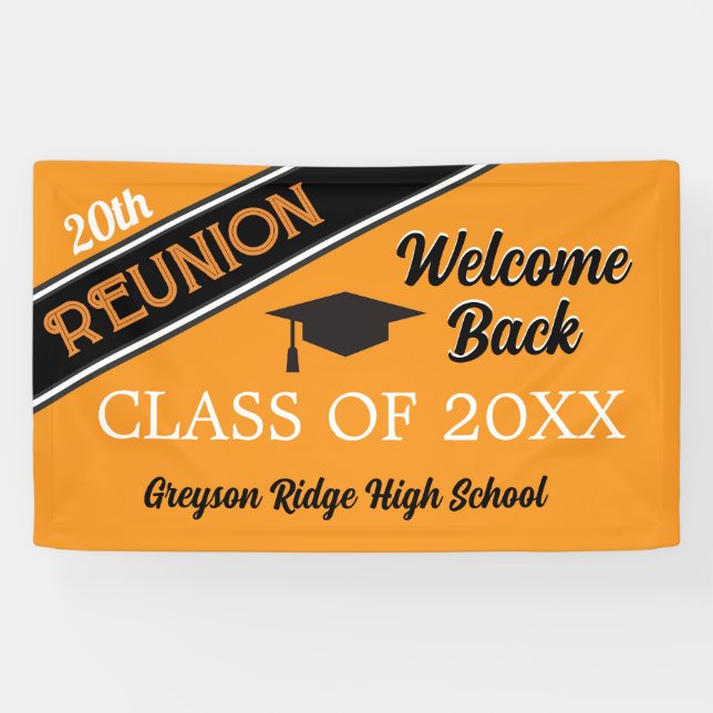 Welcome Back Class Reunion Banner (Horizontal)