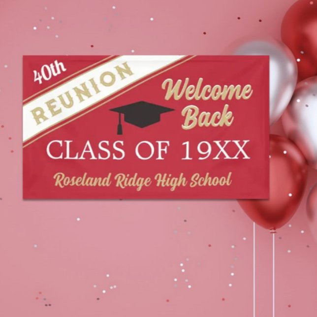 Welcome Back Class Reunion Banner (Creator Uploaded)