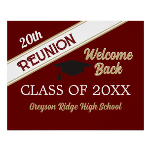 Welcome Back Class Reunion Poster