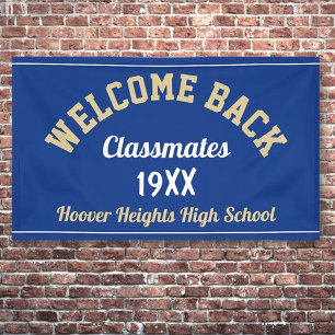 Welcome Back Classmates Class reunion banner