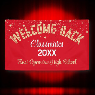 Welcome Back Classmates! Custom reunion banner