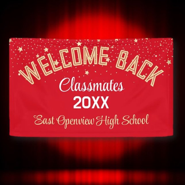 Welcome Back Classmates!  Custom reunion banner (Creator Uploaded)