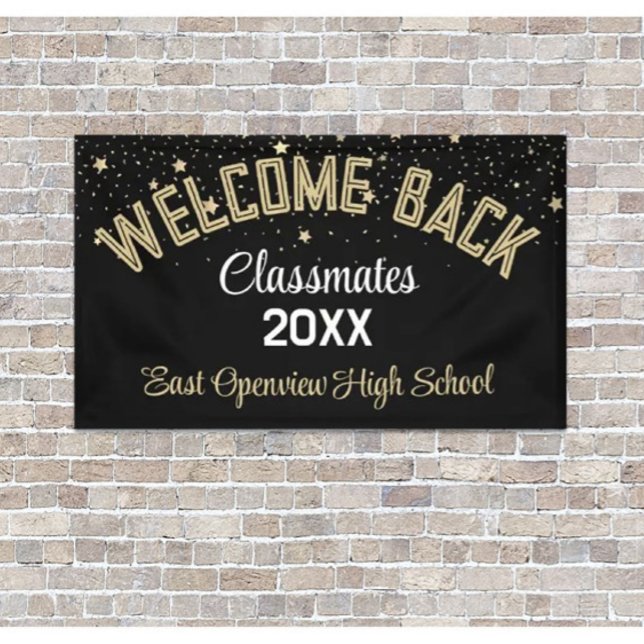 Welcome Back Classmates!  Custom reunion banner (Creator Uploaded)