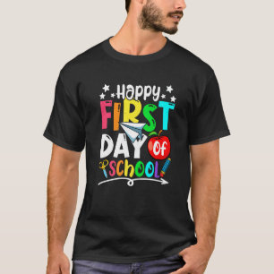 Welcome Back Cute Happy First Day Of School Teache T-Shirt