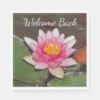 Welcome Back Employee Teacher Water Lily Flower
