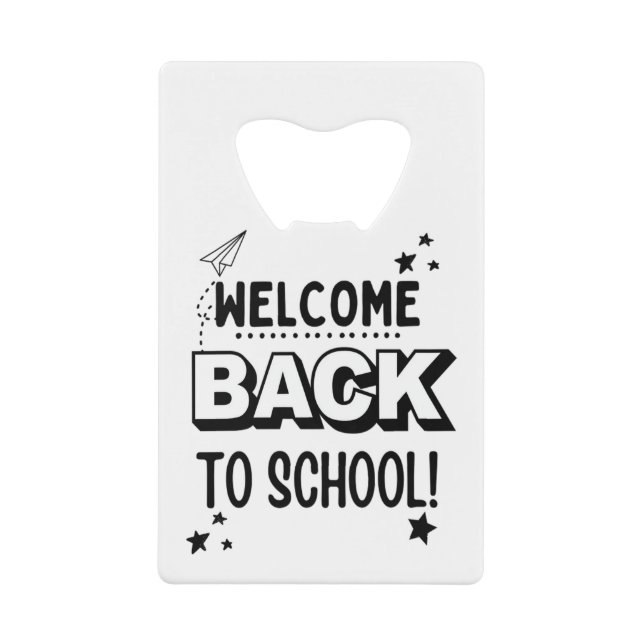Welcome Back to school! (Front)