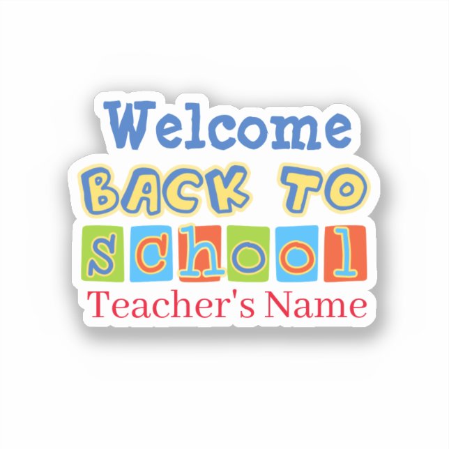 Welcome Back to School (Front)